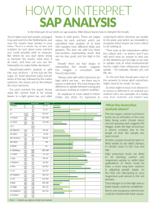 How to interpret sap analysis – Direct Driller