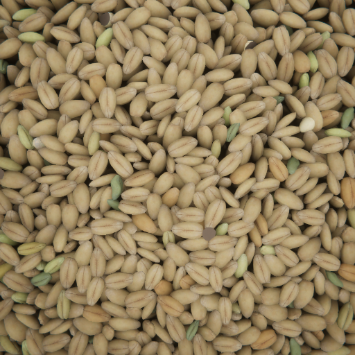 Grain samples can be synthetically generated to contain quality defects.