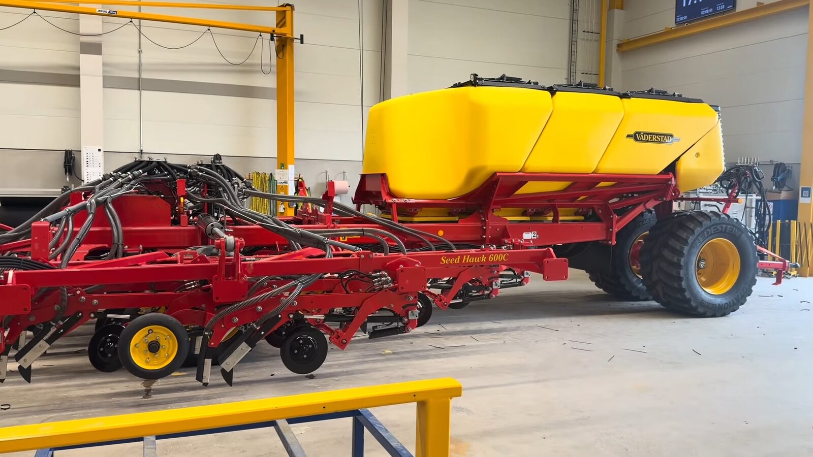 A Seed Hawk drill at the Väderstad factory