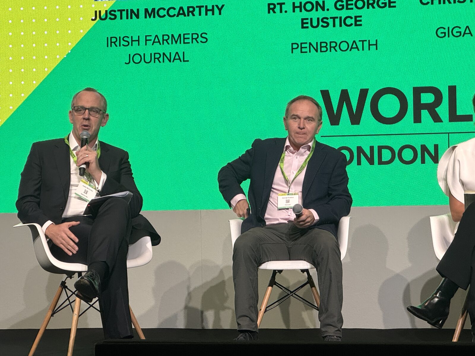 The panel on the main stage at World Agri-Tech London