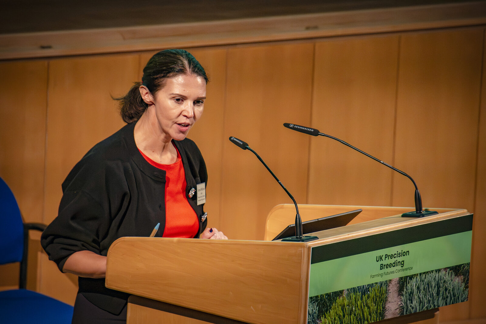 At the UK Precision Breeding – Farming Futures Conference, John Innes Conference Centre, Norwich